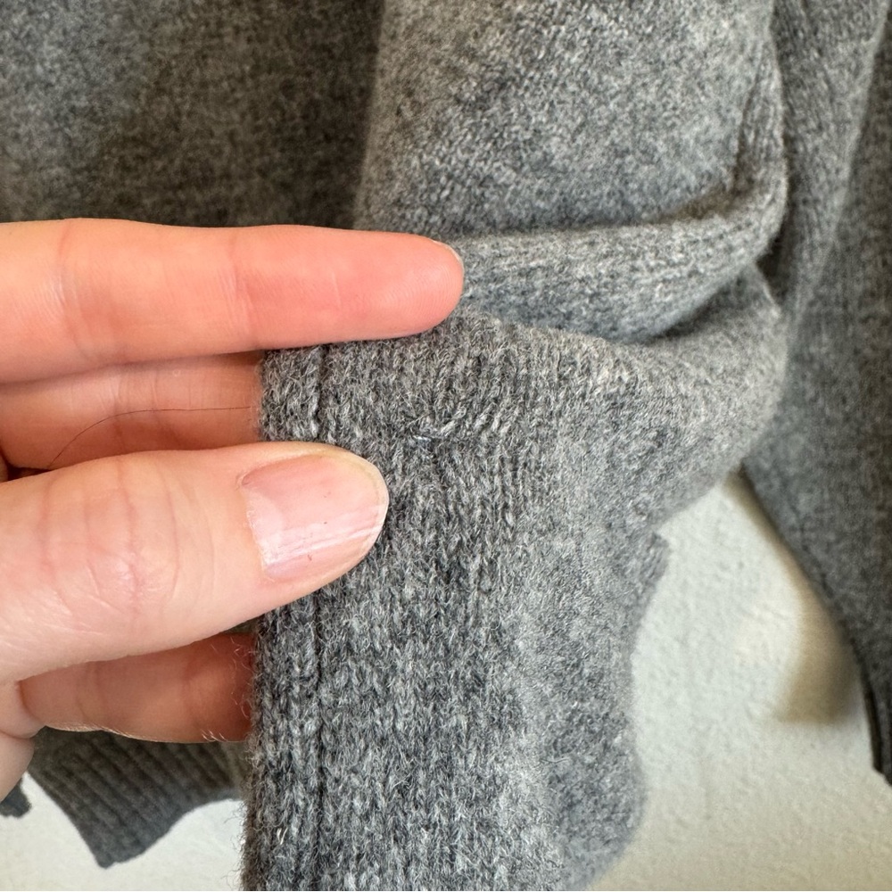 J Crew Men's L 100% Lambswool Cardigan Pocket Shawl Collar Bookshop Fair Isles - Picture 7 of 10